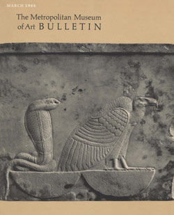 Egyptian Art The Metropolitan Museum of Art Bulletin v 22 no 7 March 1964