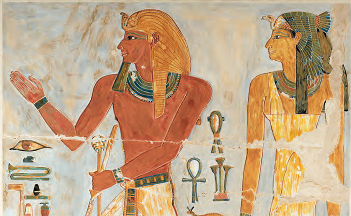 Detail of an Ancient Egyptian facsimile