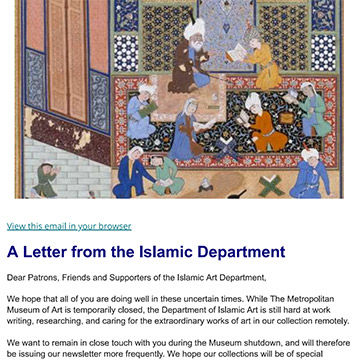 Teaser for Islamic Newsletter