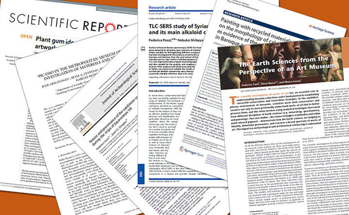 Image of various scattered scientific research articles