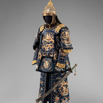 Elaborately decorated Samurai armor