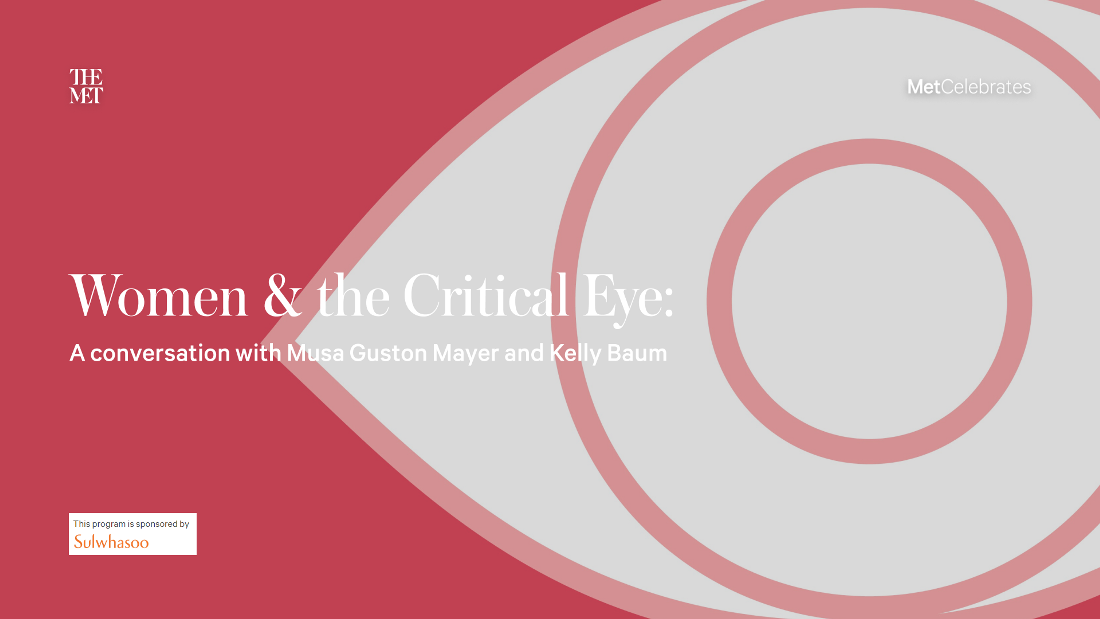 Women & the Critical Eye